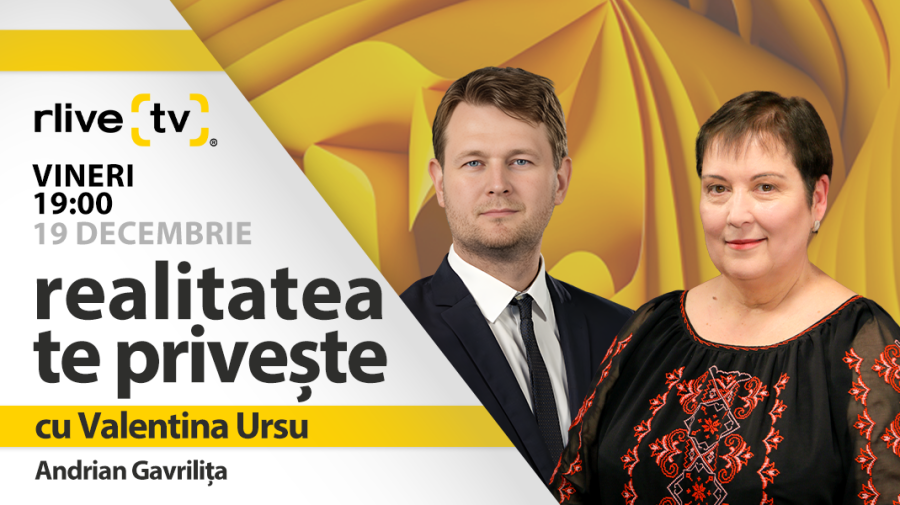Ministrul Finanțelor, Andrian Gavriliță, invitat la emisiunea „Realitatea te privește”