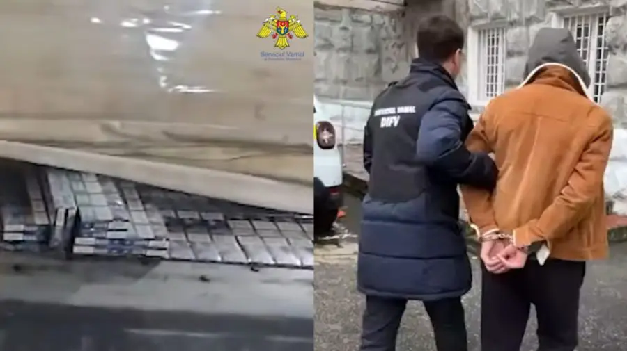 VIDEO 1.000.000 de țigări de contrabandă, ascunse în tavanul remorcii unui camion: Soț și soție, trimiși în judecată