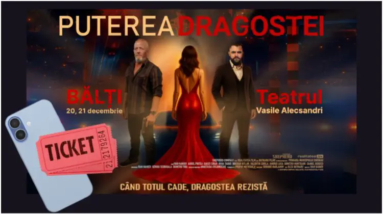 Ești din Bălți? Vino la „Puterea Dragostei” în acest weekend și intră în cursa pentru un iPhone 17