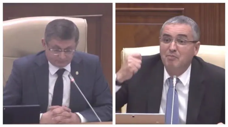 VIDEO Schimb de replici între Usatîi și Grosu: ”Doamne ferește, duc să peste pustii!”, ”Aveți curaj!”