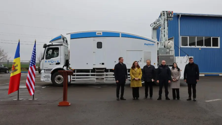 Moldova își întărește securitatea frontierei: Un scaner mobil modern, inaugurat la Vama Tudora