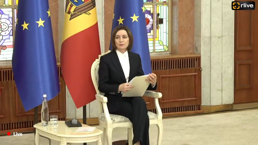LIVE Conferință de presă susținută de Președinta Republicii Moldova, Maia Sandu