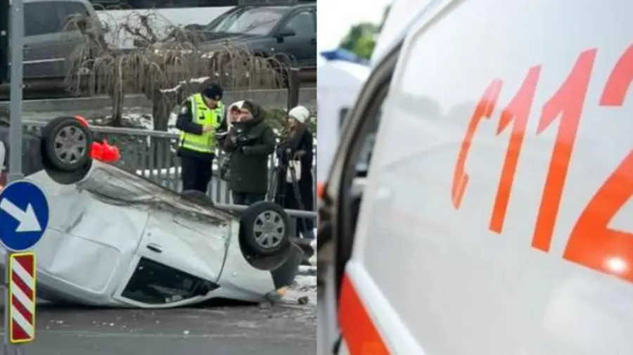 Noi detalii despre accidentul de la Telecentru: O persoană a fost dusă la spital