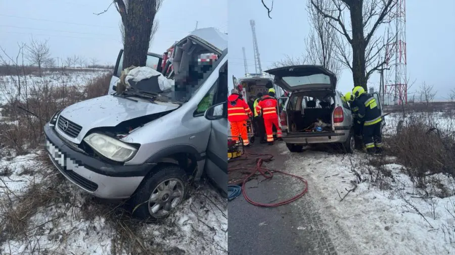 Accident la Fălești! Un polițist a murit, după ce s-a izbit de un copac