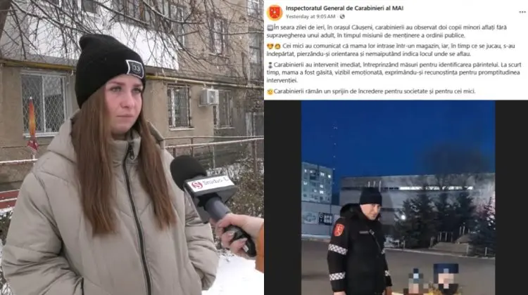 Scandal după o postare a carabinierilor cu minori pierduți. Mama: „Au întrebat dacă se poate să facem o poză”