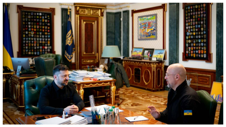 Zelenski îl propune pe Denis Șmîhal, actual ministru al Apărării, ca viceprim-ministru și ministru al Energiei