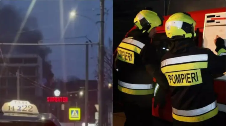 VIDEO Fum negru și dens în Chișinău: O anexă de 12 m2 a fost cuprinsă de flăcări