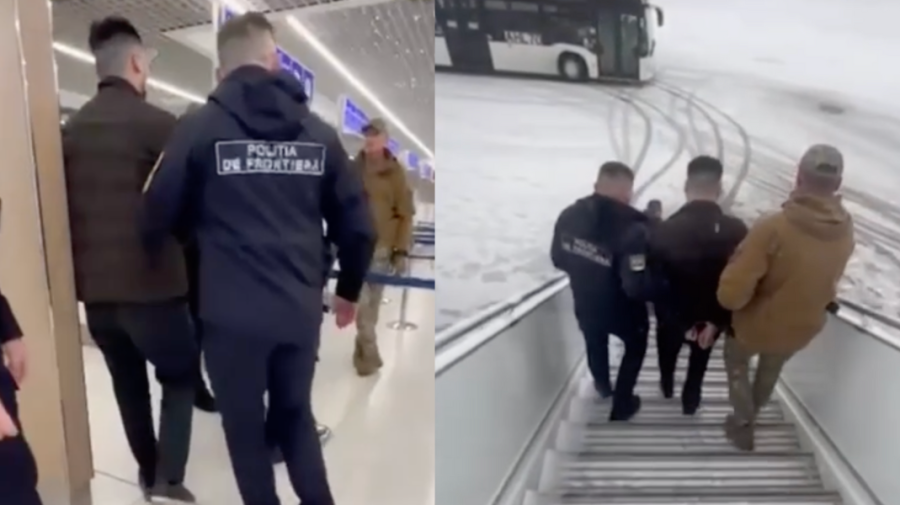 VIDEO Bărbat bănuit de jaf voia să plece la Istanbul. A fost depistat la Aeroport și reținut