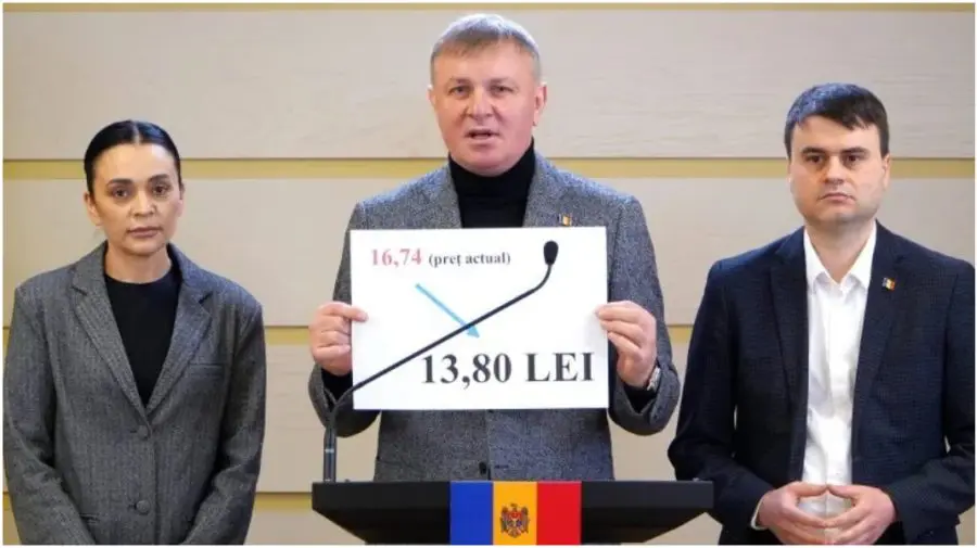 Partidul Nostru a calculat tariful corect al gazelor: Consumatorii ar trebui să achite 13,8 lei pentru un metru cub