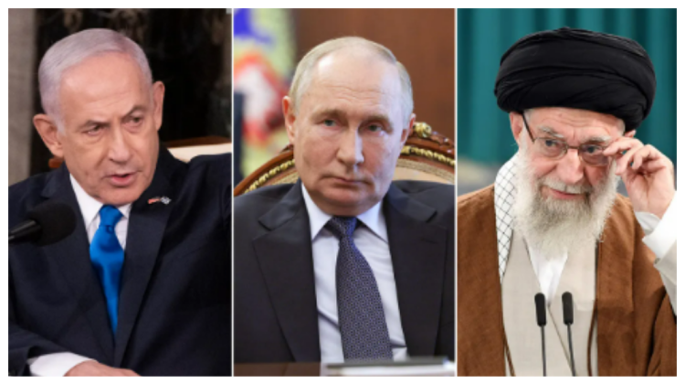 Kremlinul: Putin a vorbit telefonic cu liderii Israelului și Iranului despre securitatea regională