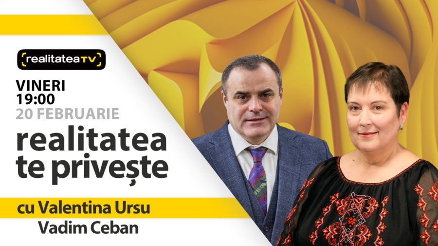 Șeful ”Moldovagaz”, Vadim Ceban, invitat la „Realitatea te privește”