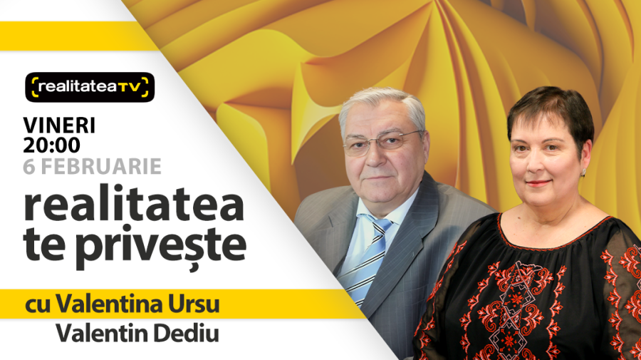 Valentin Dediu, ex-director SIS, invitat la emisiunea „Realitatea te privește”