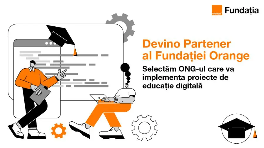 Fundația Orange anunță concurs de selectare a Partenerului de implementare a proiectelor de educație digitală