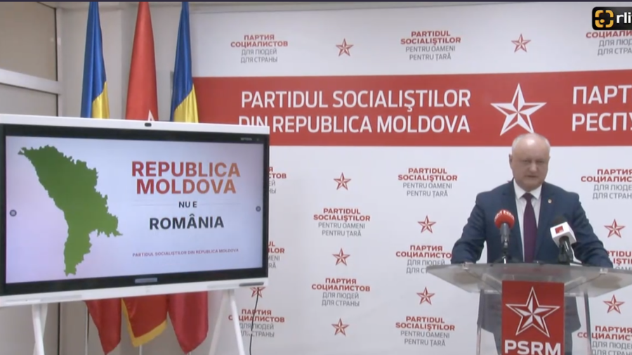 Socialiștii vor să umple Moldova cu bannere anti-unire: „Multe popoare nu au țara lor. Noi o avem”