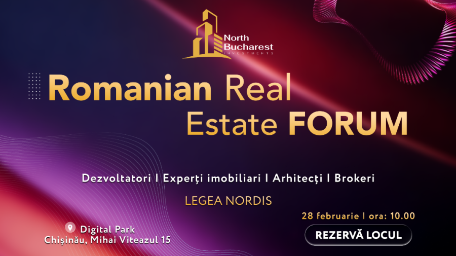 Romanian Real Estate FORUM – pentru prima dată la Chișinău