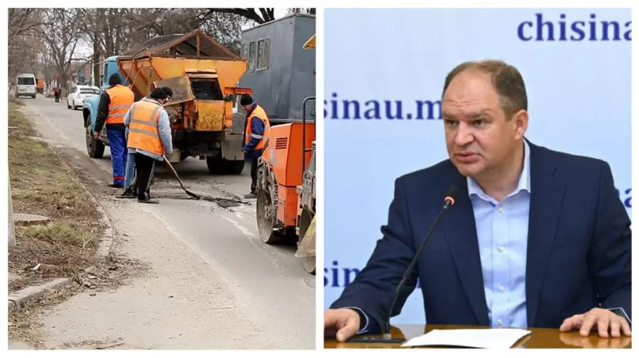 Ion Ceban anunță intervenții masive pe drumurile din Chișinău: „Vom începe cu arterele principale”