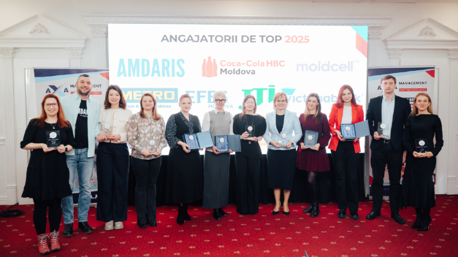 Orange Moldova este Top angajator în Republica Moldova în 2025, conform studiului realizat de AXA Management Consulting