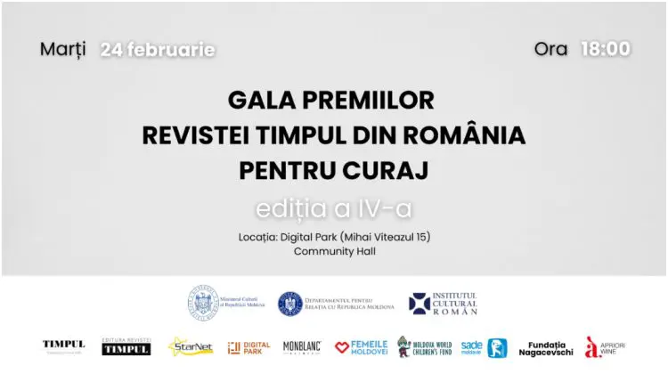 Premiile revistei TIMPUL pentru curaj. Când și unde se vor decerna anul acesta