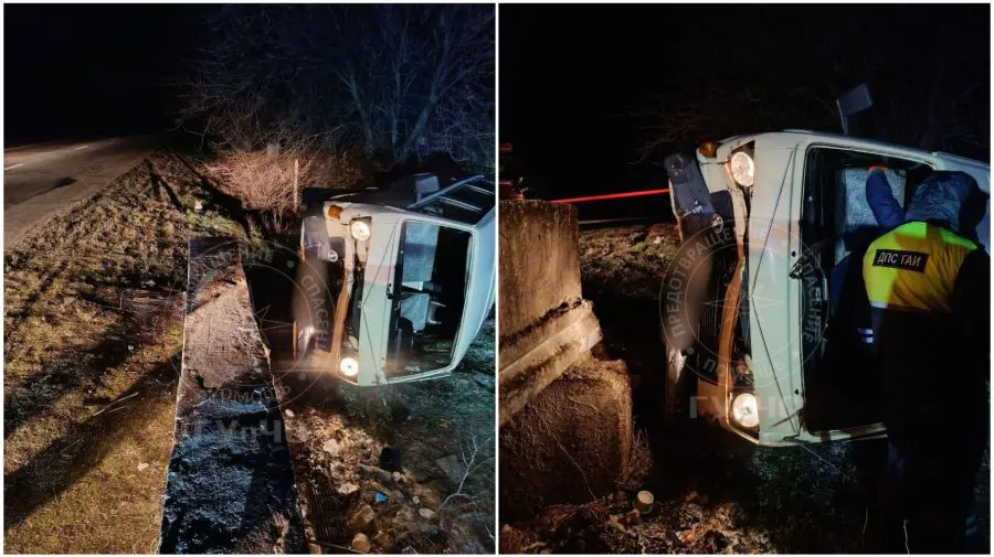 Accident grav în raionul Slobozia: Un bărbat a fost internat la terapie intensivă, după ce a rămas blocat în mașină