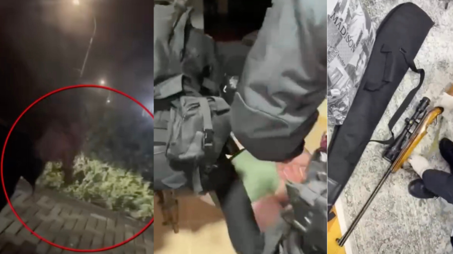 VIDEO Un individ s-a certat cu o femeie în trafic și a amenințat-o cu arma. Poliția l-a reținut pentru 72 de ore