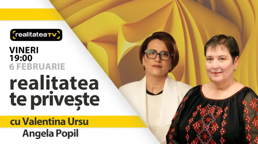 Angela Popil, expertă în domeniul justiției, invitată la emisiunea „Realitatea te privește”