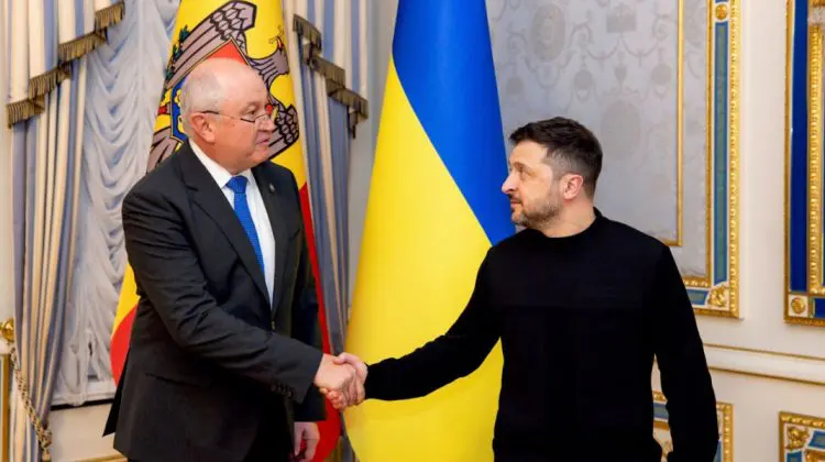 Kiev: Premierul Munteanu s-a întâlnit cu Volodimir Zelenski