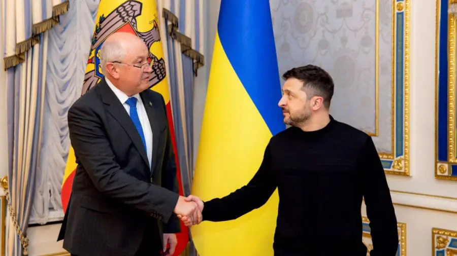 Kiev: Premierul Munteanu s-a întâlnit cu Volodimir Zelenski