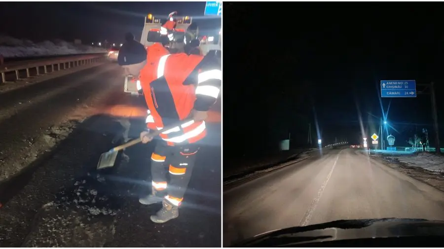 La această oră se circulă în condiții de iarnă pe drumurile publice naționale
