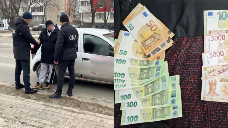 Un instructor auto din Bălți, reținut în flagrant în timp ce primea 900 € pentru un permis