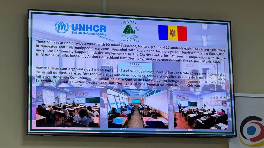 Sute de copiii ucraineni învață limba română la școlile din Chișinău. Instituțiile unde se desfășoară ore suplimentare