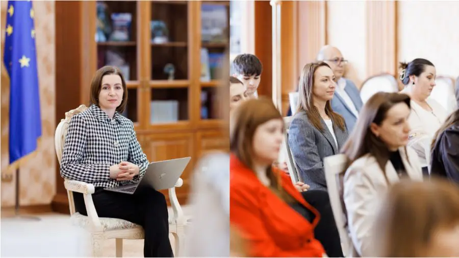 FOTO Siguranța copiilor pe internet, în prim-plan: Maia Sandu a lansat un dialog național