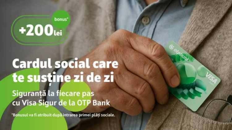 Află cum poți primi un bonus de 200 lei odată cu pensia sau alte plăți sociale!