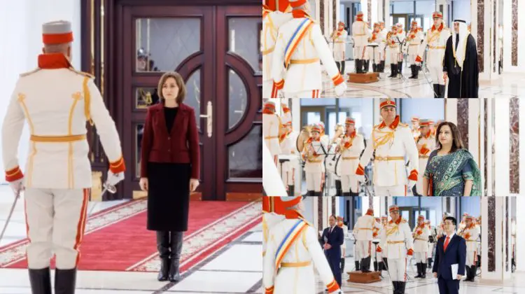 Oaspeți la Președinție! Maia Sandu a primit astăzi scrisorile de acreditare ale nouă noi ambasadori