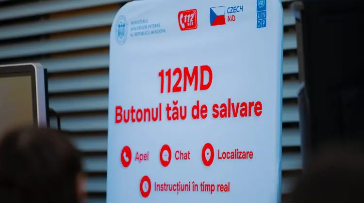 Aplicația 112MD, descărcată de circa 6.000 de utilizatori într-o lună de la lansare