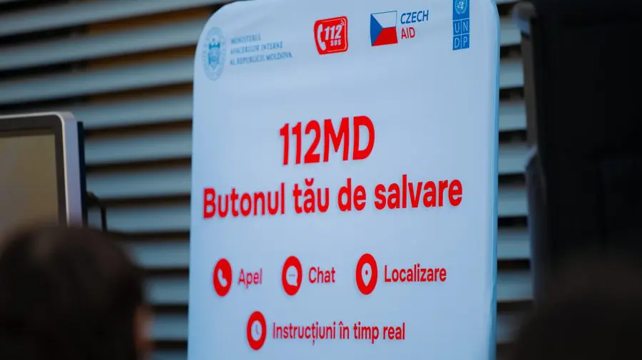 Aplicația 112MD, descărcată de circa 6.000 de utilizatori într-o lună de la lansare