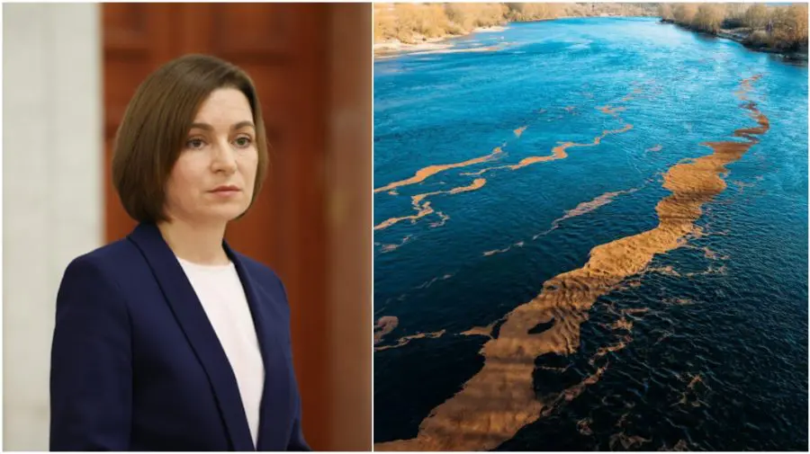 Președinta Maia Sandu acuză Moscova de deversarea petrolului în Nistru: „Rusia poartă întreaga responsabilitate”