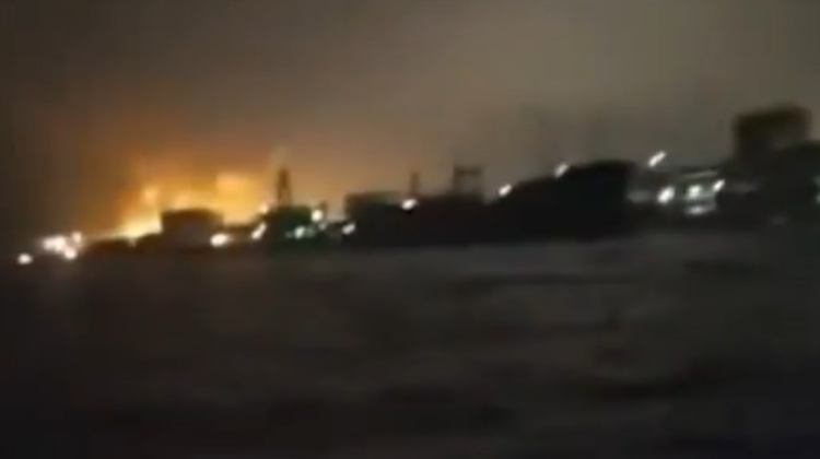 VIDEO Rusia susține că Ucraina a atacat terminalul petrolier Primorsk de la Marea Baltică