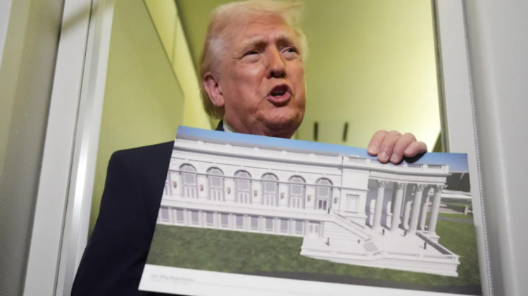 FOTO Trump construiește un complex militar sub noua sală de bal a Casei Albe