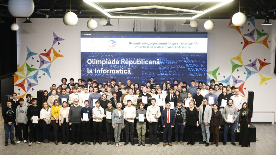 Performanțe excepționale la Olimpiada Republicană Informatică: peste 50 de elevi distinși cu premii
