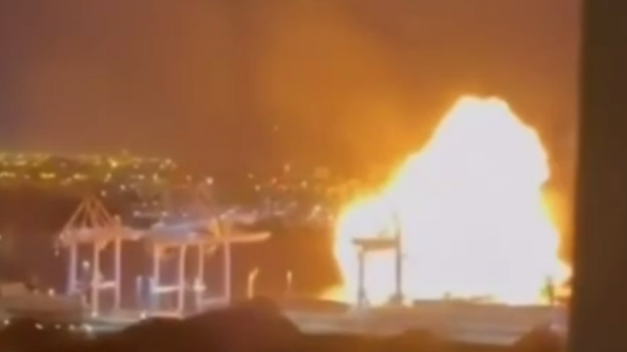 VIDEO Incendiu la terminalul de combustibil din Novorosiisk după un atac cu drone ucrainene