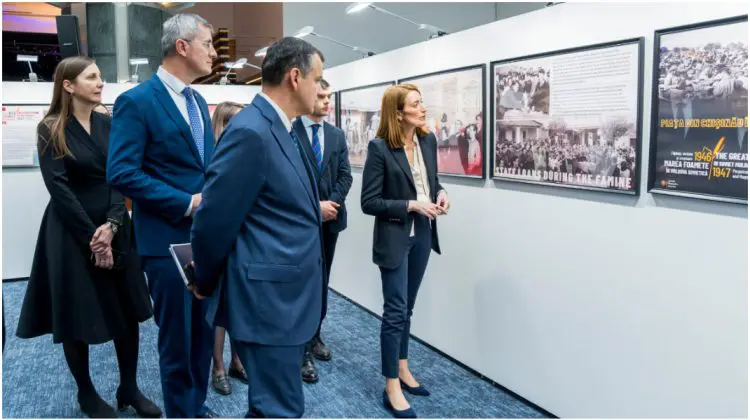 Tragedia foametei din 1946–1947, adusă în fața Europei. Expoziție vernisată la Parlamentul European
