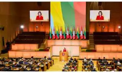 Maia Sandu, în plenul Parlamentului Lituaniei: ”Supraviețuirea Ucrainei merge mână în mână cu a noastră”