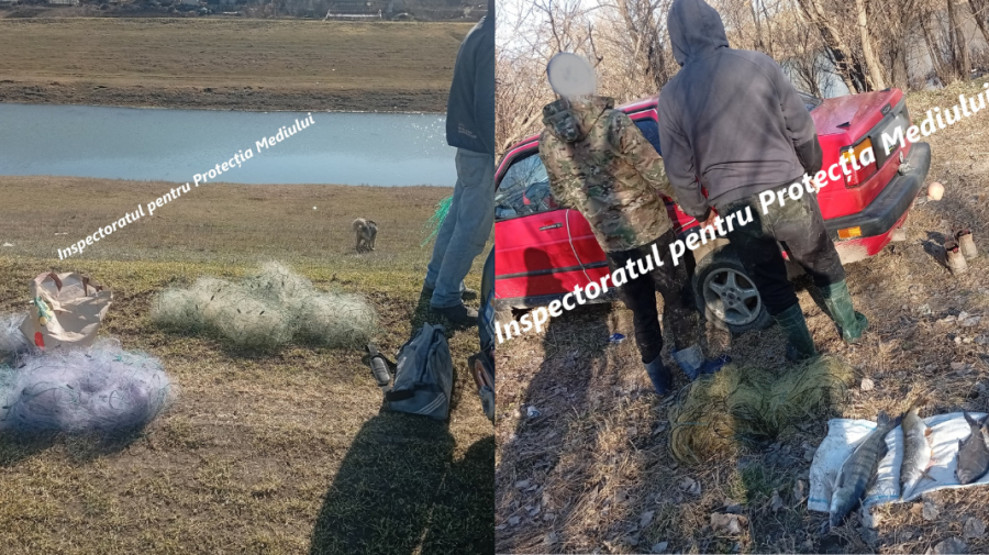 Braconaj cu pește: Amenzi de 16.000 de lei, aplicate pentru daune de peste 20.000 de lei, provocate mediului
