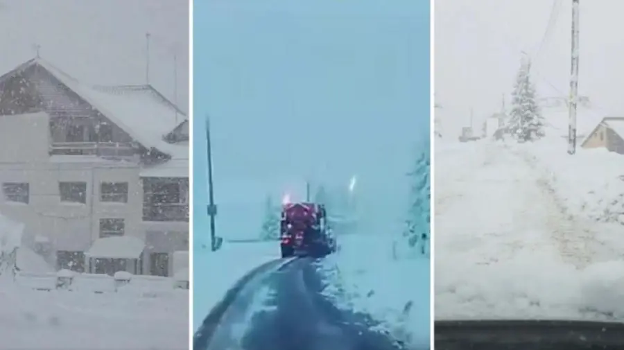 Iarna s-a întors în forţă în România: Strat de zăpadă de peste 35 de cm în unele zone