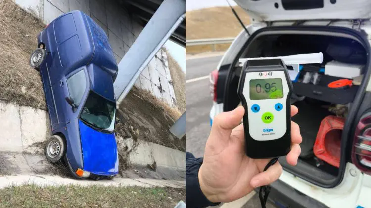 S-a dus în vizită și a rămas fără mașină: Gazda beată a furat automobilul și a provocat un accident
