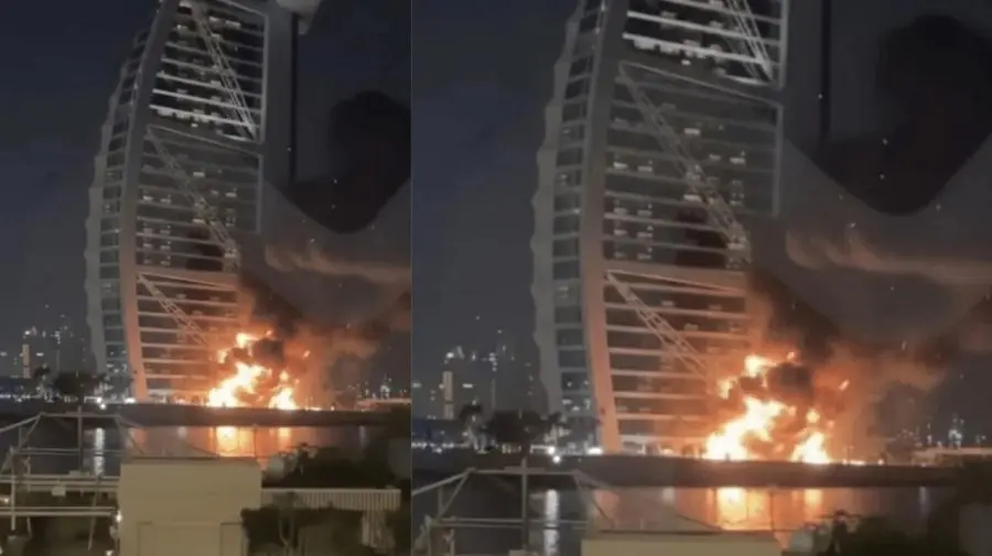 Atacuri iraniene în Golf: Aeroportul din Dubai și hotelul de lux Burj Al Arab, avariate