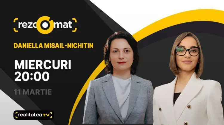Ministra Afacerilor Interne, Daniella Misail-Nichitin, este invitata emisiunii Rezoomat!