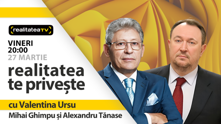 Mihai Ghimpu şi Alexandru Tănase, la „Realitatea te privește”