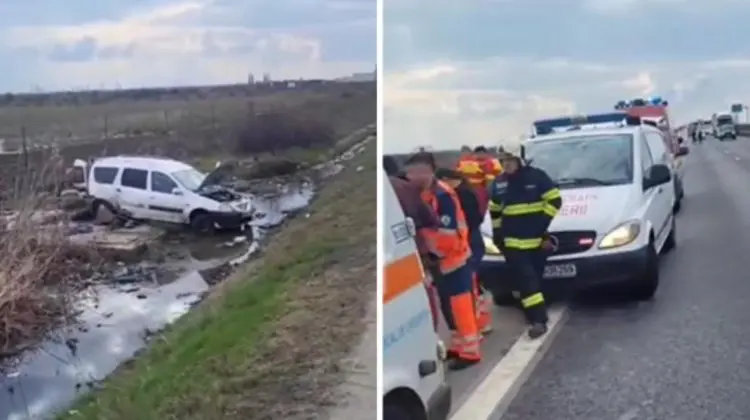 Accident grav pe Autostrada Soarelui din România: Un om a murit și alți cinci sunt răniți