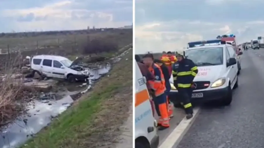 Accident grav pe Autostrada Soarelui din România: Un om a murit și alți cinci sunt răniți